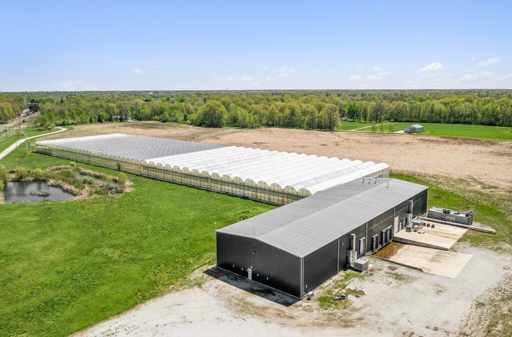 LENDER OWNED BUILDING & EQUIPMENT AUCTION:Greenhouse/Hydroponics Nursery Facility with All Support Equipment Taylorville, IL